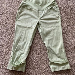 Pale Green Maternity Pants